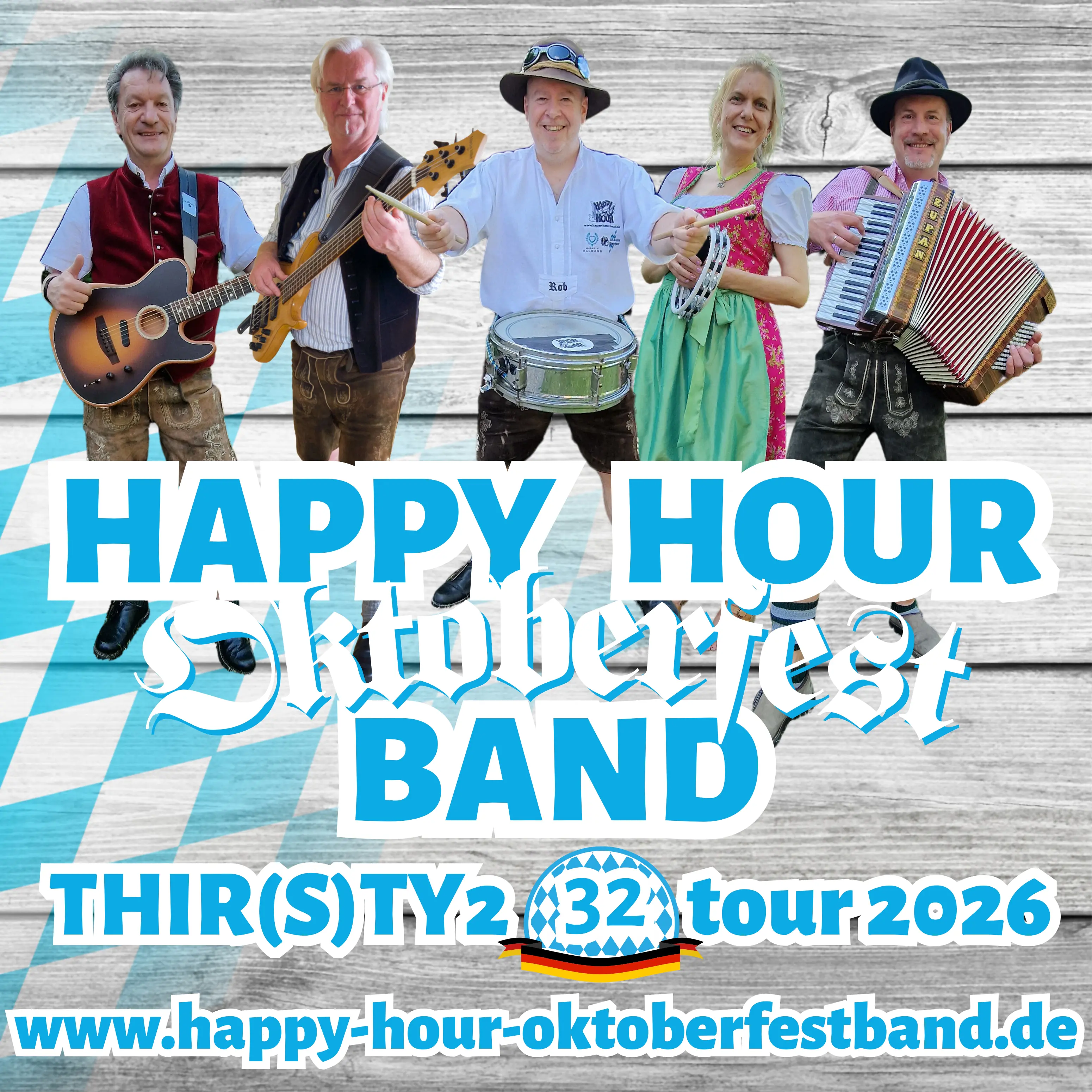 HAPPY HOUR is THE original authentic bavarian band for YOUR next special event!
